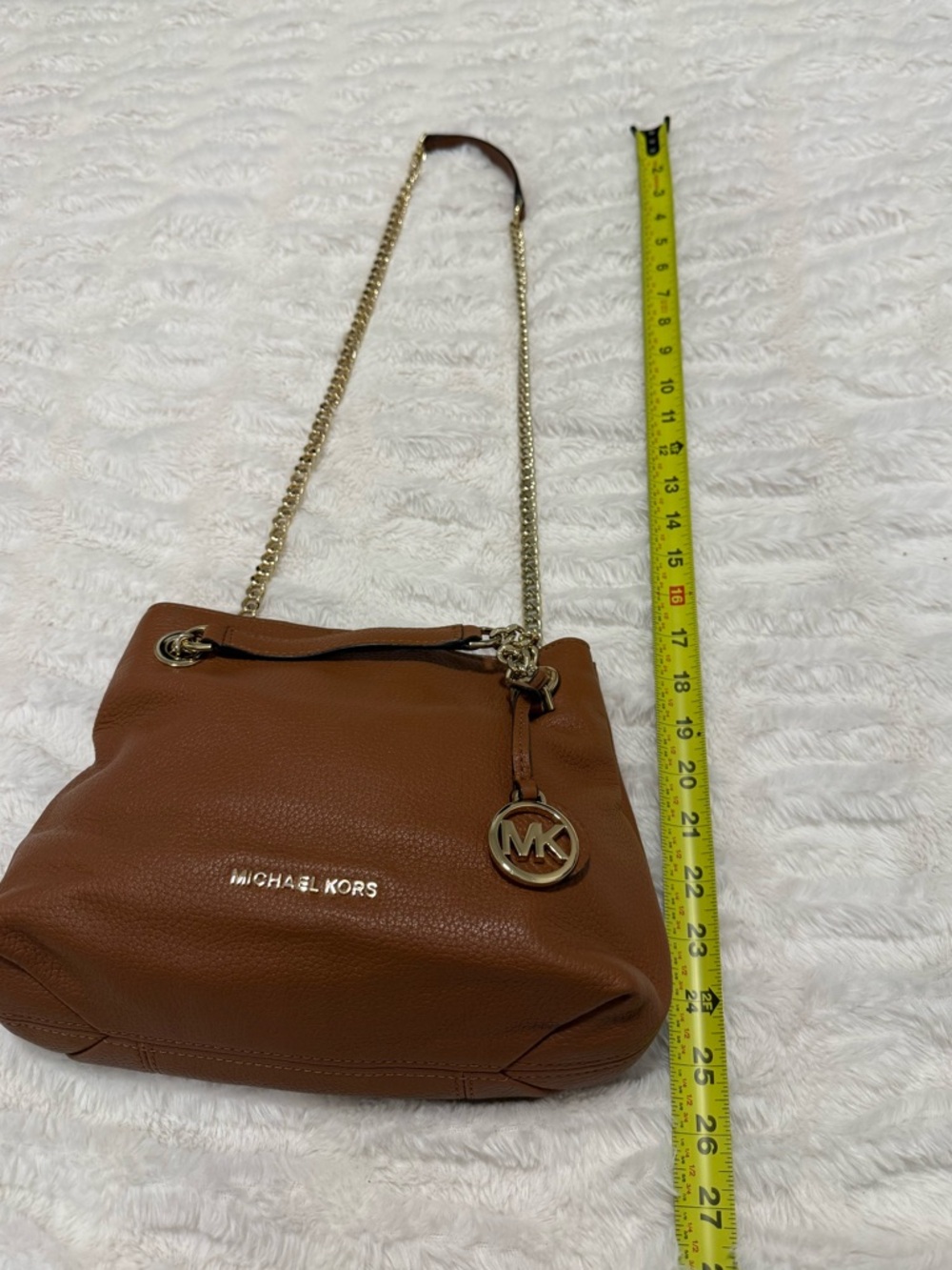 Michael Kors Jet Set Chain Medium Shoulder Tote Acorn Purse - Picture 13 of 14